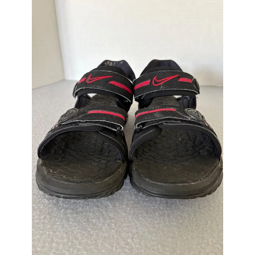 Nike ACG All-Trac Sandals Size 9 Black Red Hiking Outdoor Sport Gorpcore Trail